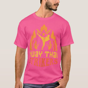 Camiseta Muay Thai Strikers Trabalho de arte Para Um Luto M