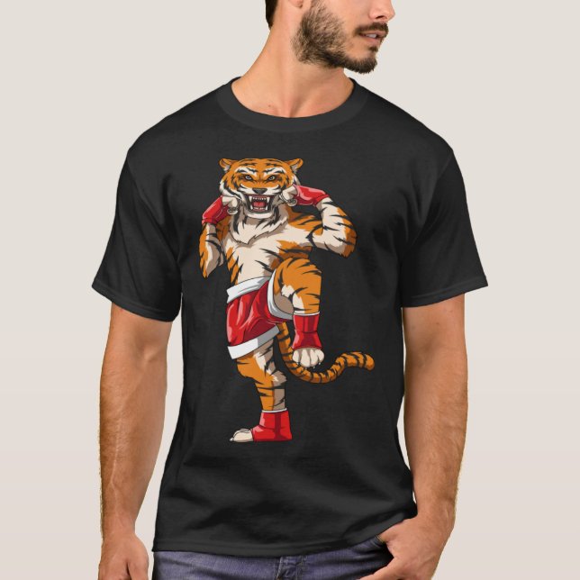 Camiseta Muay Thai Tiger Fighter (Frente)