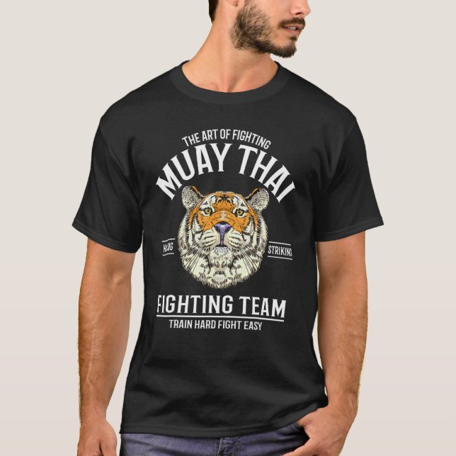 Camiseta Muay Thai Tiger Fighting Team (Frente)