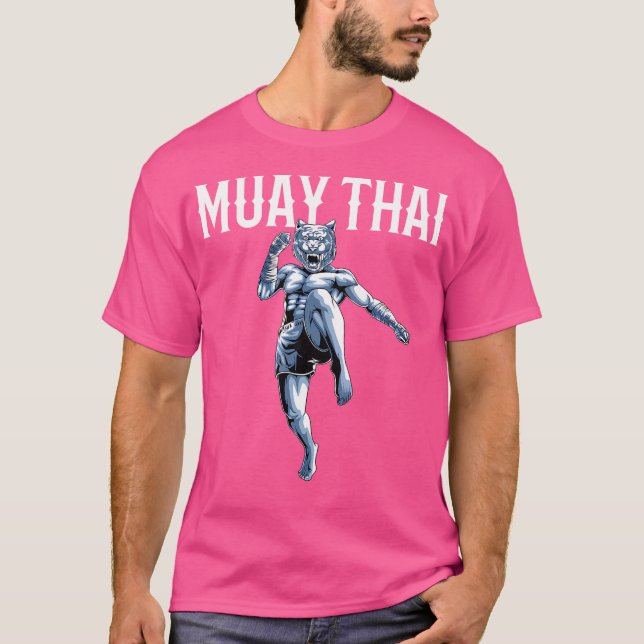 Camiseta Muay Thai Tiger Nak Muay Kickboxing (Frente)