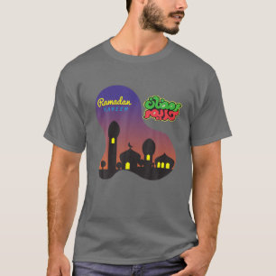 Camiseta Mubarak Ramadan Kareem T Feliz Dia de Festa Islâmi