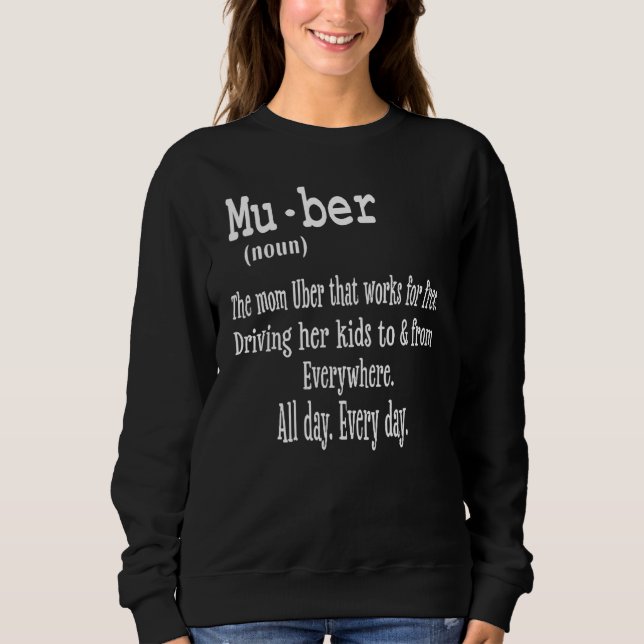 Camiseta Muber O Uber da Mamãe Que Funciona de Graça (Frente)