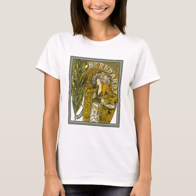 Camiseta Mucha - Sarah Bernhardt - Gismonda (Frente)