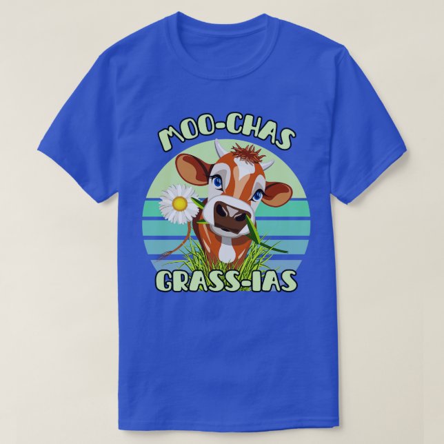 Camiseta Muchas Gracias Moo Chas Grass 1 (Frente do Design)