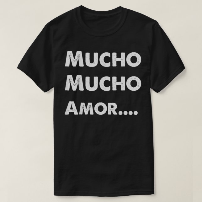 Camiseta Mucho Mucho Amor Walter Mercado  (Frente do Design)