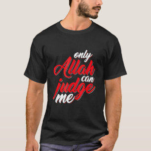 Camiseta Muçulmano Apenas Alá Pode Me Julgar Reli Islâmico