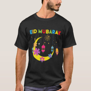 Camiseta Muçulmanos Ramadan Kareem Celebração de Eid Mubara