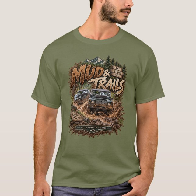Camiseta Mud & Trails (Frente)