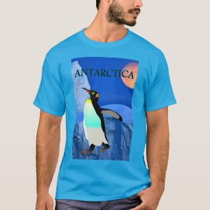 Camiseta Mudança Climática Glaciação Antártica Pinguim Pais