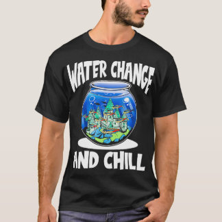 Camiseta Mudança de Água e Arrefecimento Aquarista Presente