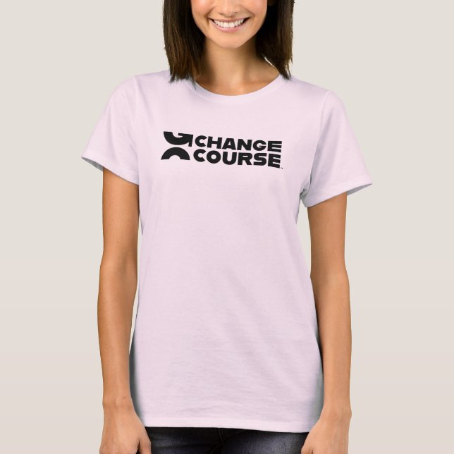 Camiseta Mudança de curso de chá feminino (Frente)