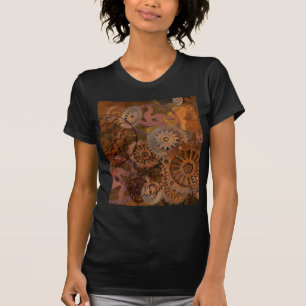 Camiseta Mudança de engrenagens - Ursos e Cogs Steampunk