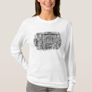 Camiseta Mudança de Exeter que mostra a entrada