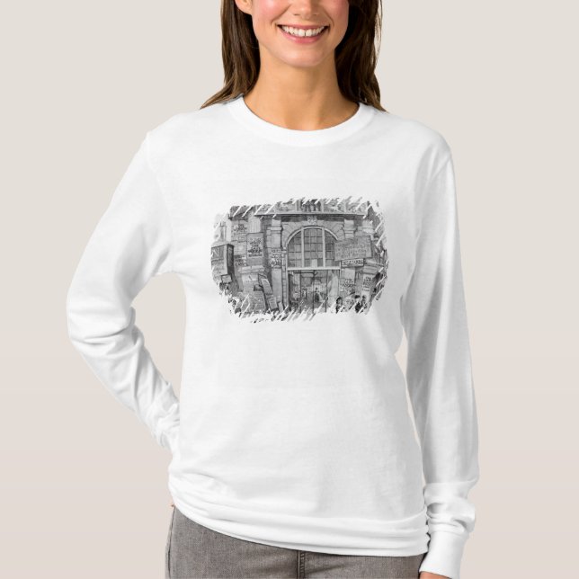 Camiseta Mudança de Exeter que mostra a entrada (Frente)