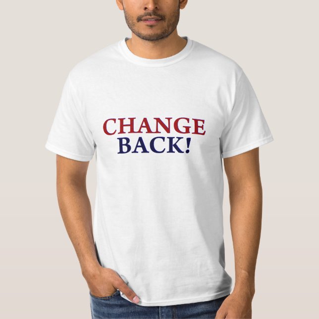 Camiseta Mudança para trás (Frente)