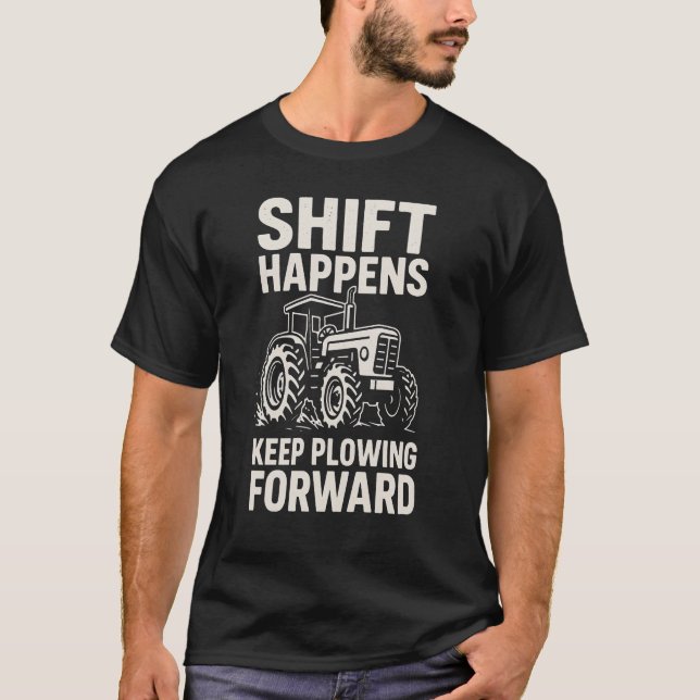 Camiseta Mudanças Acontecem Continue Arando Para Frente- Tr (Frente)