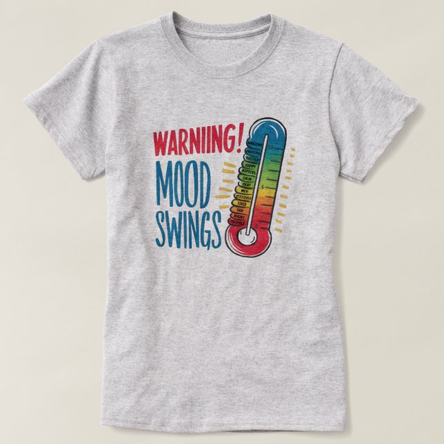 Camiseta Mudanças de Humor (Frente do Design)