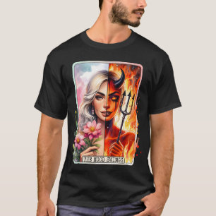 Camiseta Mudanças de Humor, Diversão, tarot, menopausa, hum