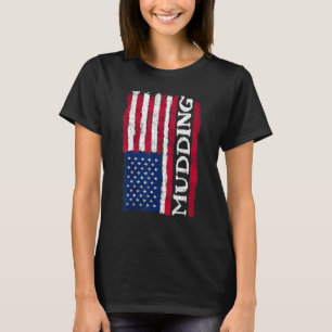 Camiseta Mudanças do sinalizador SA da estrada com retro Mu