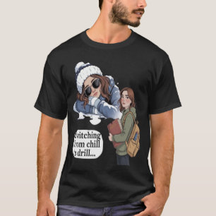 Camiseta Mudando de relaxado para focado