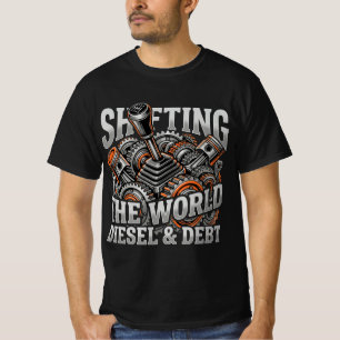 Camiseta Mudando o Mundo Diesel e Dívida Presente de Caminh