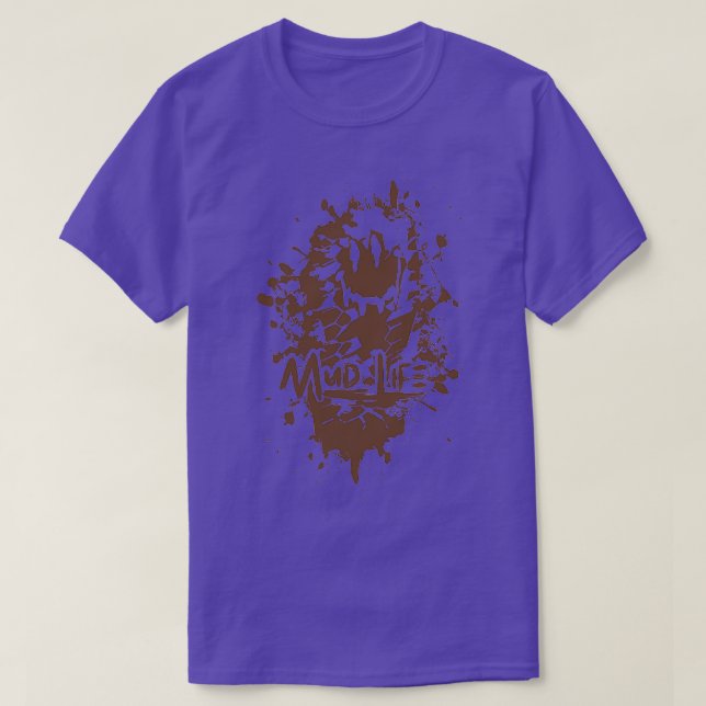 Camiseta Mudar a vida da lama para fora da estrada 4x4 (Frente do Design)