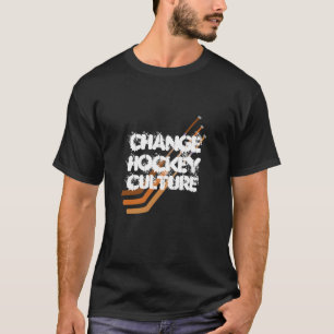 Camiseta mudar cultura do hóquei aliança de diversidade do 