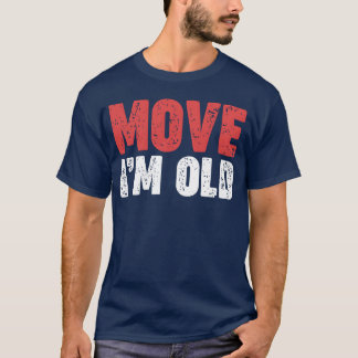 Camiseta Mudar Eu sou presente para pais idosos cidadãos se