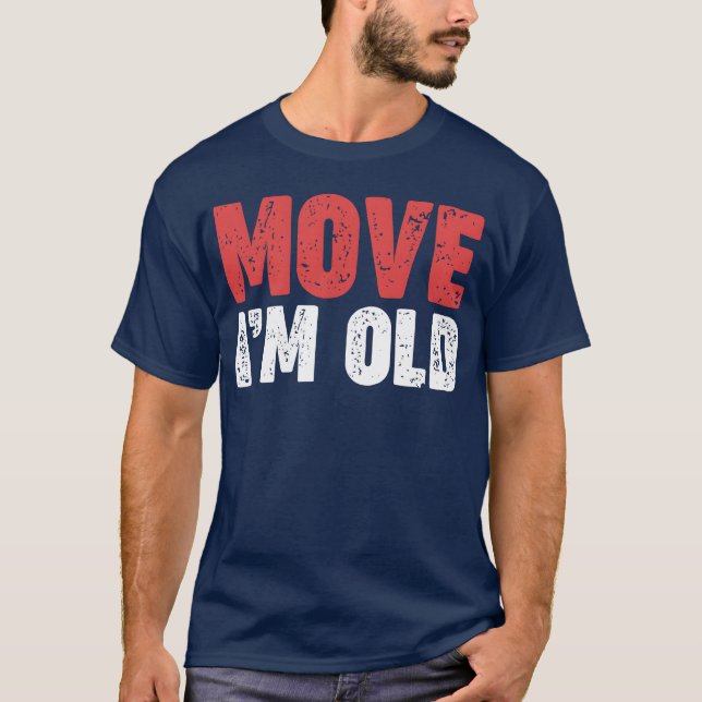 Camiseta Mudar Eu sou presente para pais idosos cidadãos se (Frente)