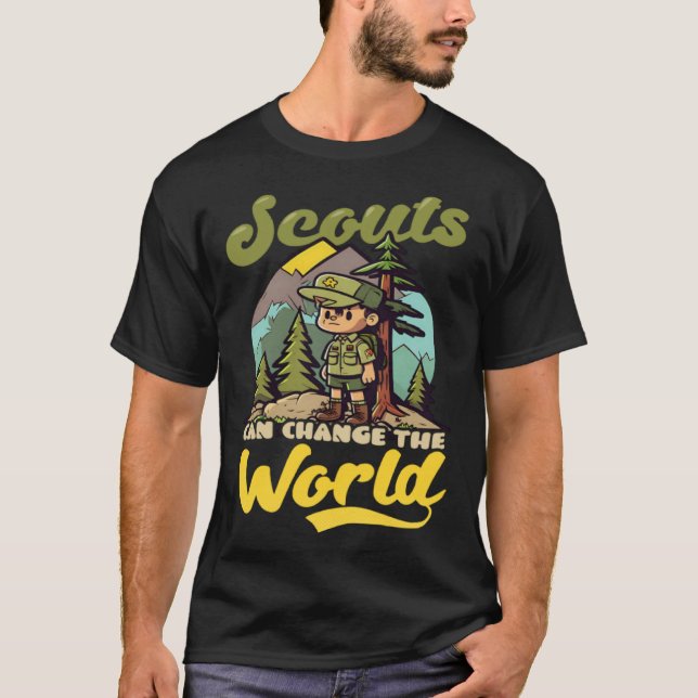 Camiseta Mudar o escopo mundial (Frente)
