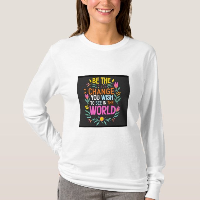 Camiseta Mudar o mundo (Frente)