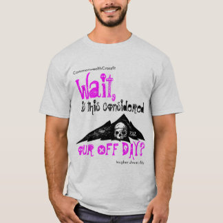 Camiseta Mudder resistente no T americano de prata do roupa