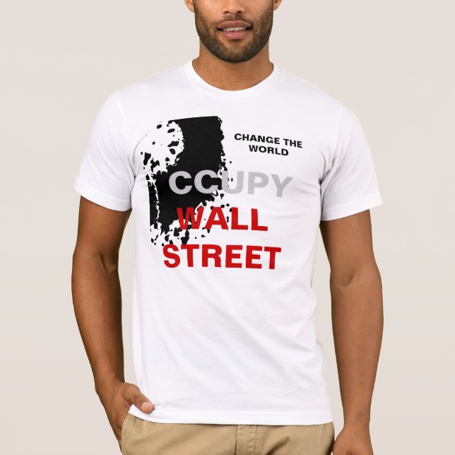 CAMISETA MUDE A RUA MUNDIAL DE PAREDE OCCUPY (Frente)