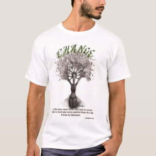 Camiseta mude o nin dos anais da mulher da árvore