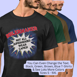 Camiseta Mude Qualquer Texto, BILERMAKER, Nem Todos Os Supe