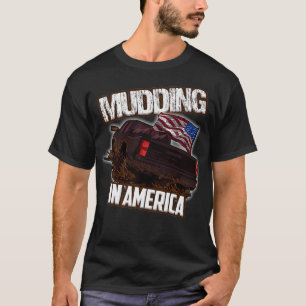 Camiseta Mudo nos Estados Unidos antes de botes de lama e c