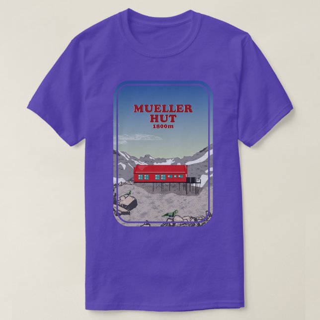Camiseta Mueller Hut Nova Zelândia (Frente do Design)