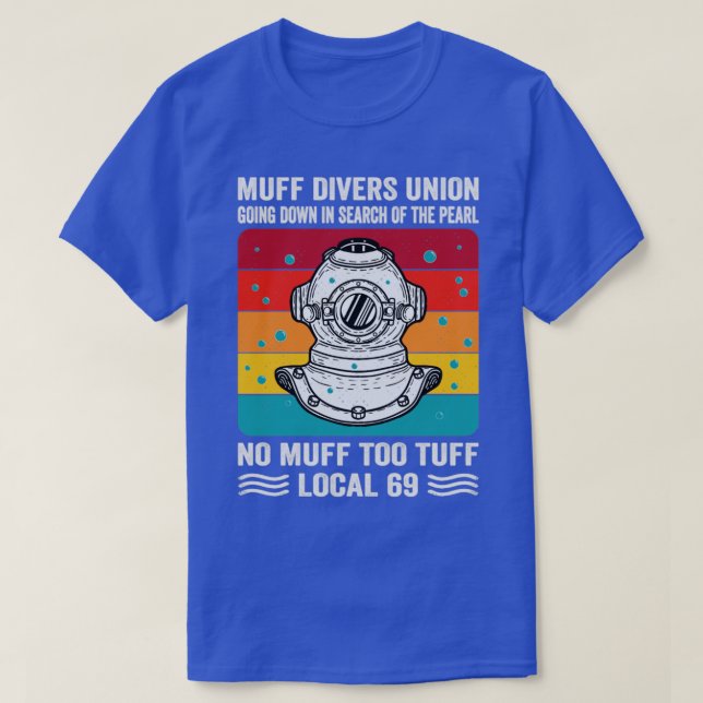 Camiseta Muff Divers Union Descendo Em Busca Da Pera (Frente do Design)