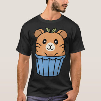 Camiseta Muffin Hamster Cute Bakery Animal Pun Arte Diversã