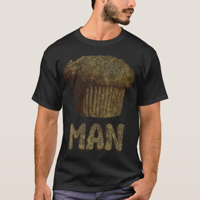 Camiseta Muffin Man Retro (Frente)