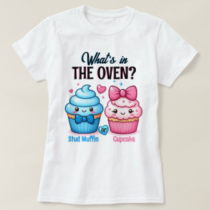 Camiseta Muffin recheado ou rosa-Cupcake ou azul Revolução