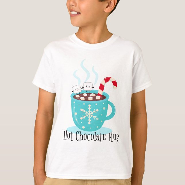 Camiseta Mug de chocolate quente (Frente)