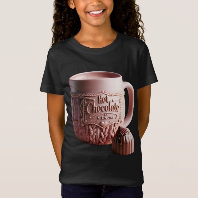 Camiseta Mug de chocolate quente (Frente)