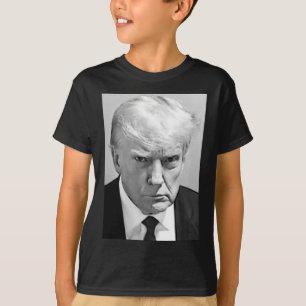 Camiseta Mug Shot - Donald Trump Mug Shot