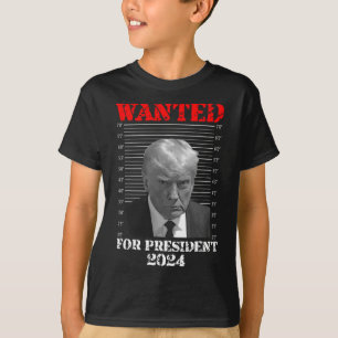 Camiseta Mug Shot - Donald Trump Mug Shot Desejado Para Pre