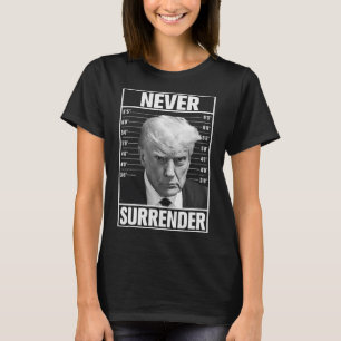 Camiseta Mug Shot - Donald Trump Mug Shot - Nunca renove