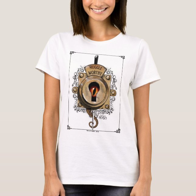 Camiseta MÚGLE WORTHY™ Lock (Frente)
