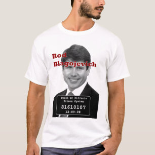 Camiseta mugshot do blagojevich