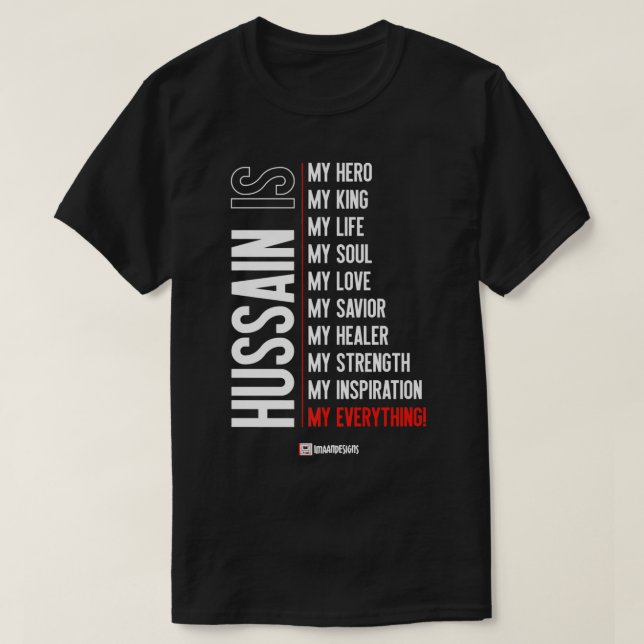 Camiseta Muharram - Designs imaan Premiu (Frente do Design)
