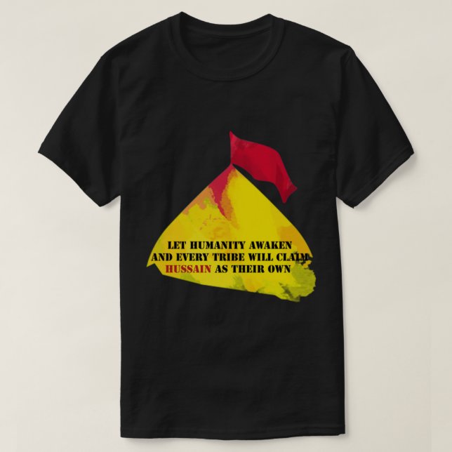 Camiseta Muharram ya hussain (Frente do Design)